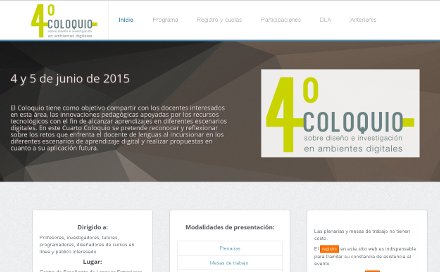 4° Coloquio sobre Diseño e Investigación en Ambientes Digitales